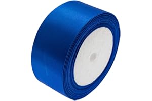 ATRBB 25 Yards 1-1/2 inch Wide Satin Ribbon Perfect for Wedding,Handmade Bows and Gift Wrapping(Royal Blue)