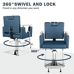 LUXMARS Salon Chair Barber Chair Hydraulic Stylist