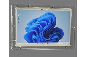 TABcare Security Anti-Theft Acrylic Case for Dell Latitude 13 2-in-1 7350 Detachable Tablet with Wall Mount Kit (Clear, Latit