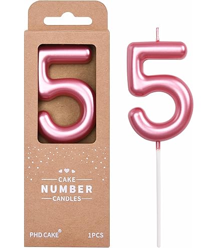 VSHILI 55th Birthday Candles - Silver Number 55 Cake Candles Decorations For Men & Women, 55th Party Cake Topper - View #8