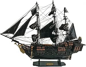 Modelo del barco la Perla Negra de Home Decor hecho a mano