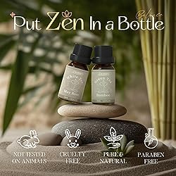SALUBRITO Zen Fragrance Oil Set, Tea Essential Oil