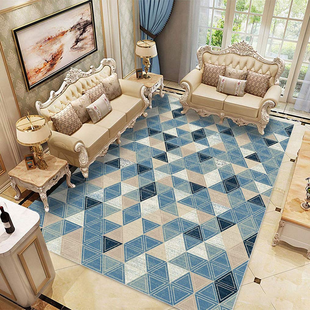 12色選べる ラグ 耐摩耗性 リビングラグ おしゃれ ラグ 幾何学模様