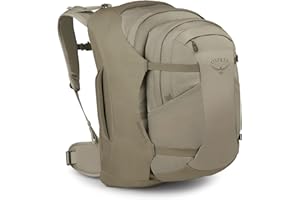 Osprey Farpoint 55L Men's Travel Backpack, Sawdust