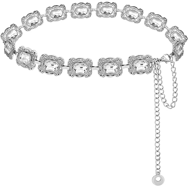 Cadenas De Cintura Metálicas - Pack De 2 Piezas En Plata Y Dorado, Decorativas Y Versátiles Para Outfits