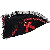 UNDERWRAPS Tri-Corner Lace Pirate Hat Accessory for Halloween Costume