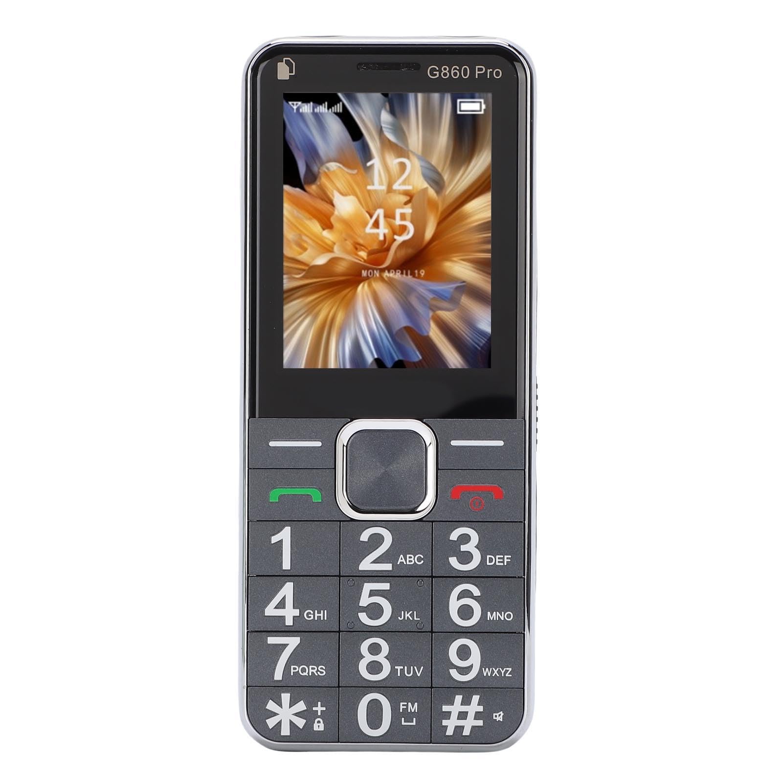 Acogedor GSM Dual SIM Unlocked Large Button Cell Phone, 2.4