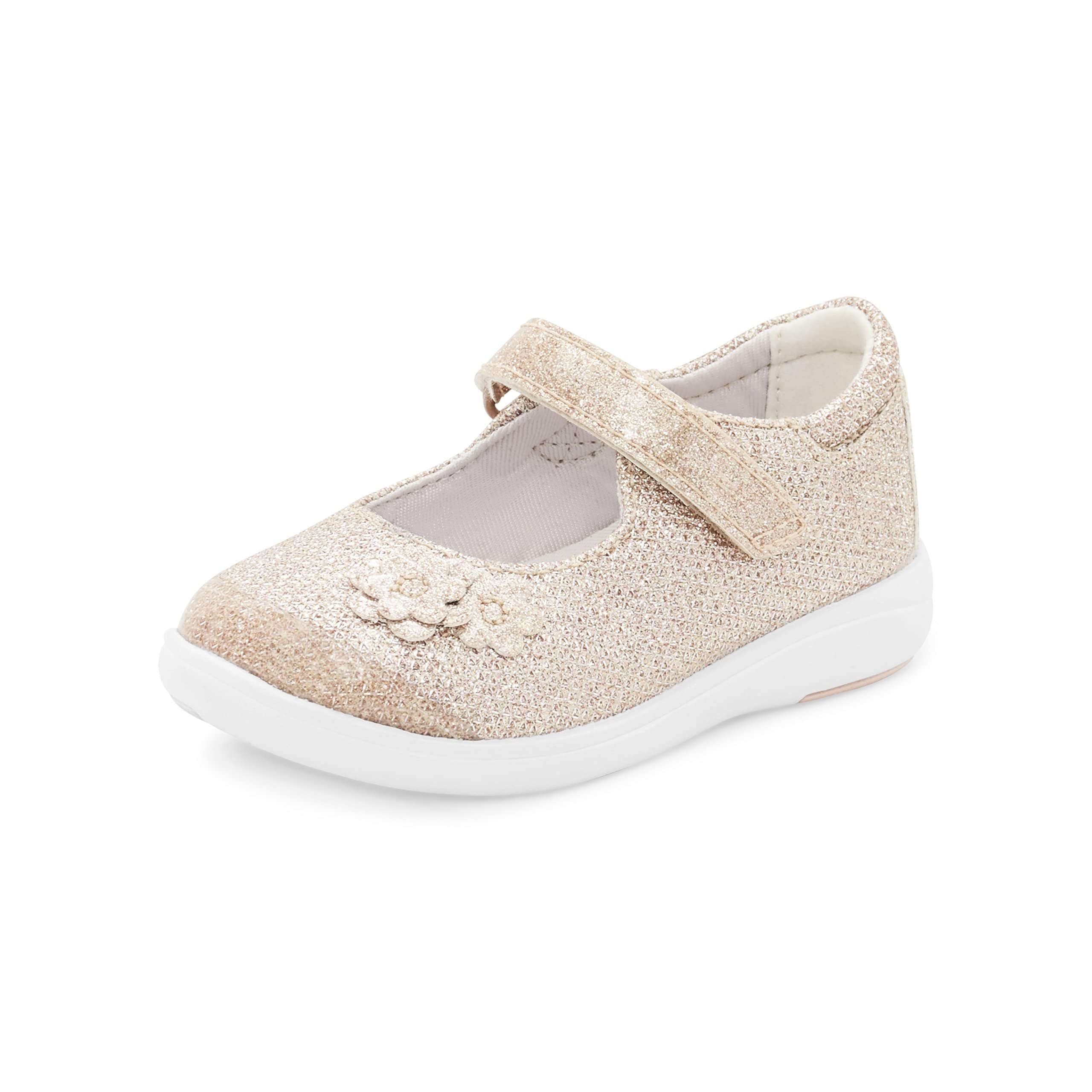 Photo 1 of Stride Rite Girls Holly-Adapt Mary Jane Flat, Rose Gold, 7.5 X-Wide Toddler