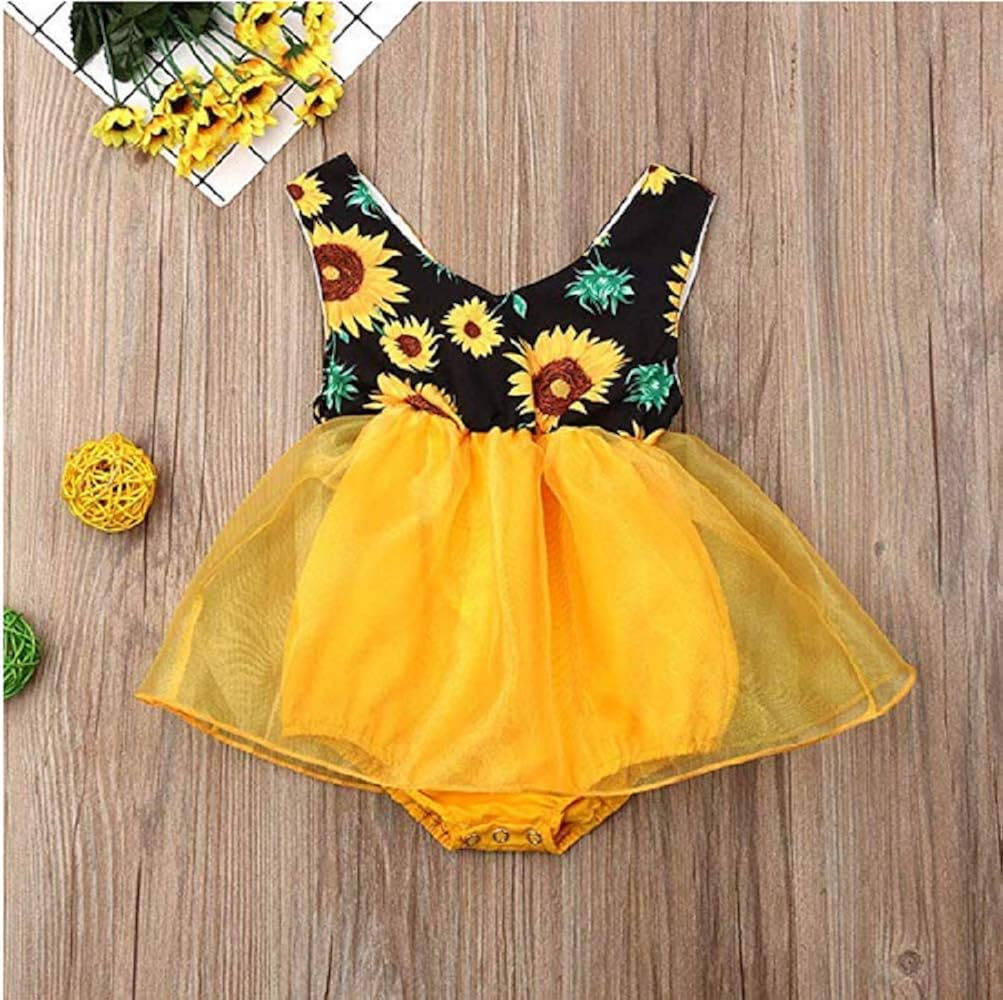 Choose Your Favorite Koloyooya Newborn Baby Girl Sunflower Print V Neck Sleeveless Backless Jumpsuit Tutu Ballet Skirt Brand Salonite Bg Choose Your Favorite Koloyooya Newborn Baby Girl Sunflower Print V Neck Sleeveless Backless Jumpsuit Tutu Ballet Skirt Brand Salonite Bg