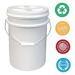 5 Gallon Bucket with Gamma Seal Screw on Airtight