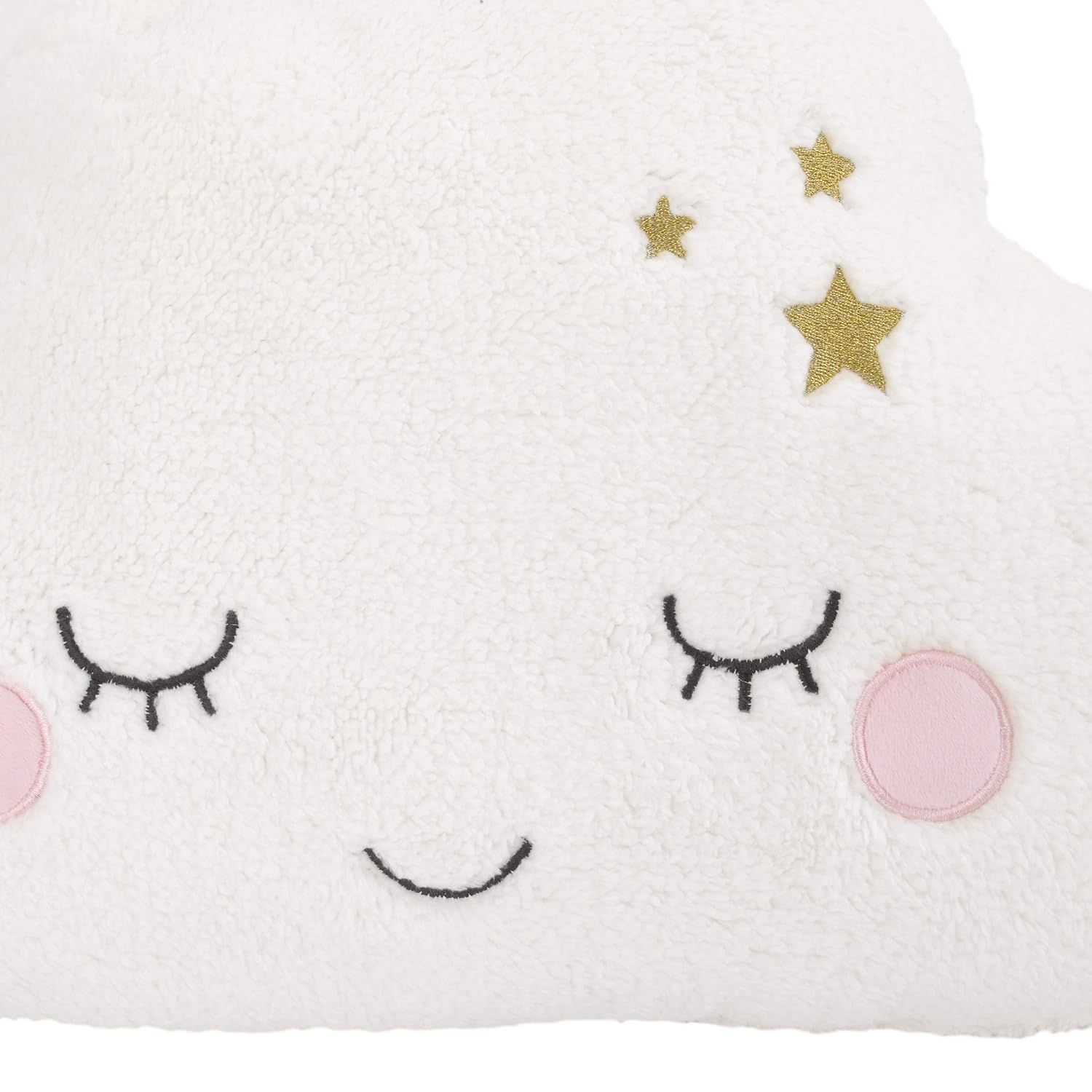 Little Love by NoJo Cloud Shaped Pillow, White : Baby