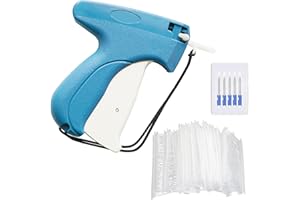FIFCHALL Tagging Gun for Clothing, 1606pcs Price Tag Gun Kit for Clothes Labeler, Garment Tag Attacher Gun with 6 Steel Needles and 1600 1-in Barbs Fasteners (Not Stitch Gun)