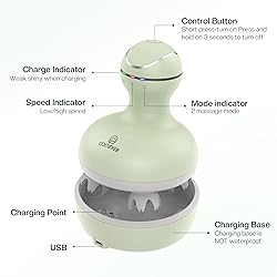 COMFIER Scalp Massager, Electric Head
