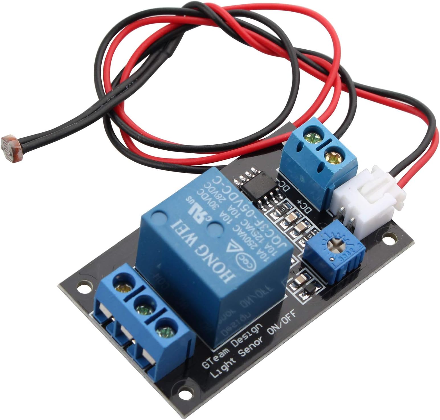 HALJIA DC 5V Light Control Switch Module Detection Sensor Relay Photoresistor