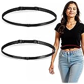 Tyqour 2PCS Women Sweater Tuck Band Tucky Belt Adjustable Shirt Tuck Band Women for T-Shirts Transform Your Wardrobe with Ease