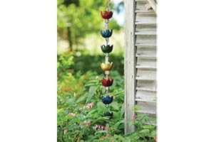 Ancient Graffiti ANCIENTRCLILMIR Lily Multicolor Rain Chainc, unisex-adult (Set of 1)