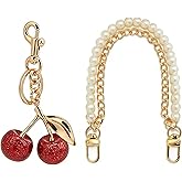 Reorwo Cherry Keychain Key chains Accessories Gifts for Women Purse Bag Charms Extender Chain for Handbags