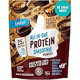 FlavCity Grass Fed Whey Chocolate Protein Powder - Chocolate Peanut Butter - 25g Protein & 10g Collagen - Made with Organic Cocoa & Coconut Milk - Gluten Free & No Added Sugars (20 Servings)