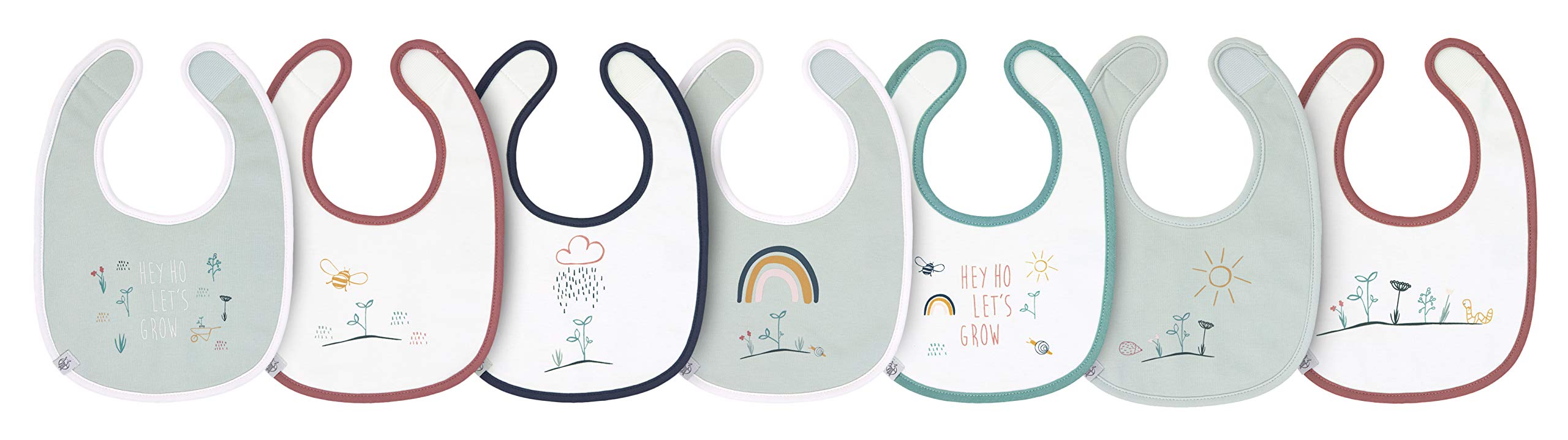 LÄSSIG Value Pack Bib Set 7 pieces/Garden Explorer unisex