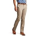 Dockers Men's Straight Fit Signature Lux Cotton Stretch Khaki Pant Creased