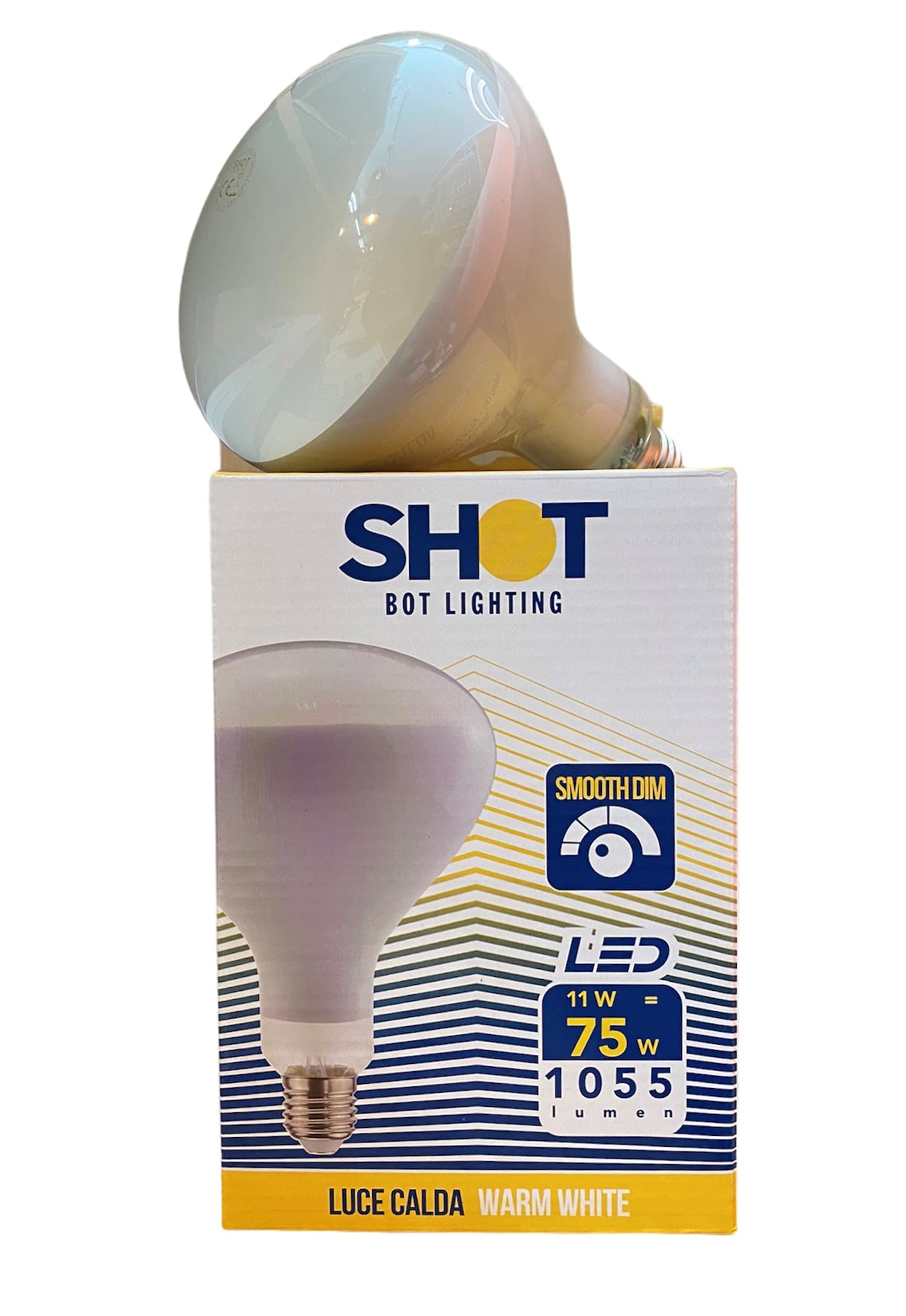 Botlighting Bot Lighting Shot LED Bulb for Parenthesis Flos E27 R125 1055lm 11W E27 WW Dimmable 2700K