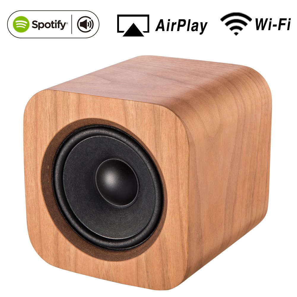 Sugr Cube Minimalist WiFi Speaker with Amazon Alexa, Spotify Connect