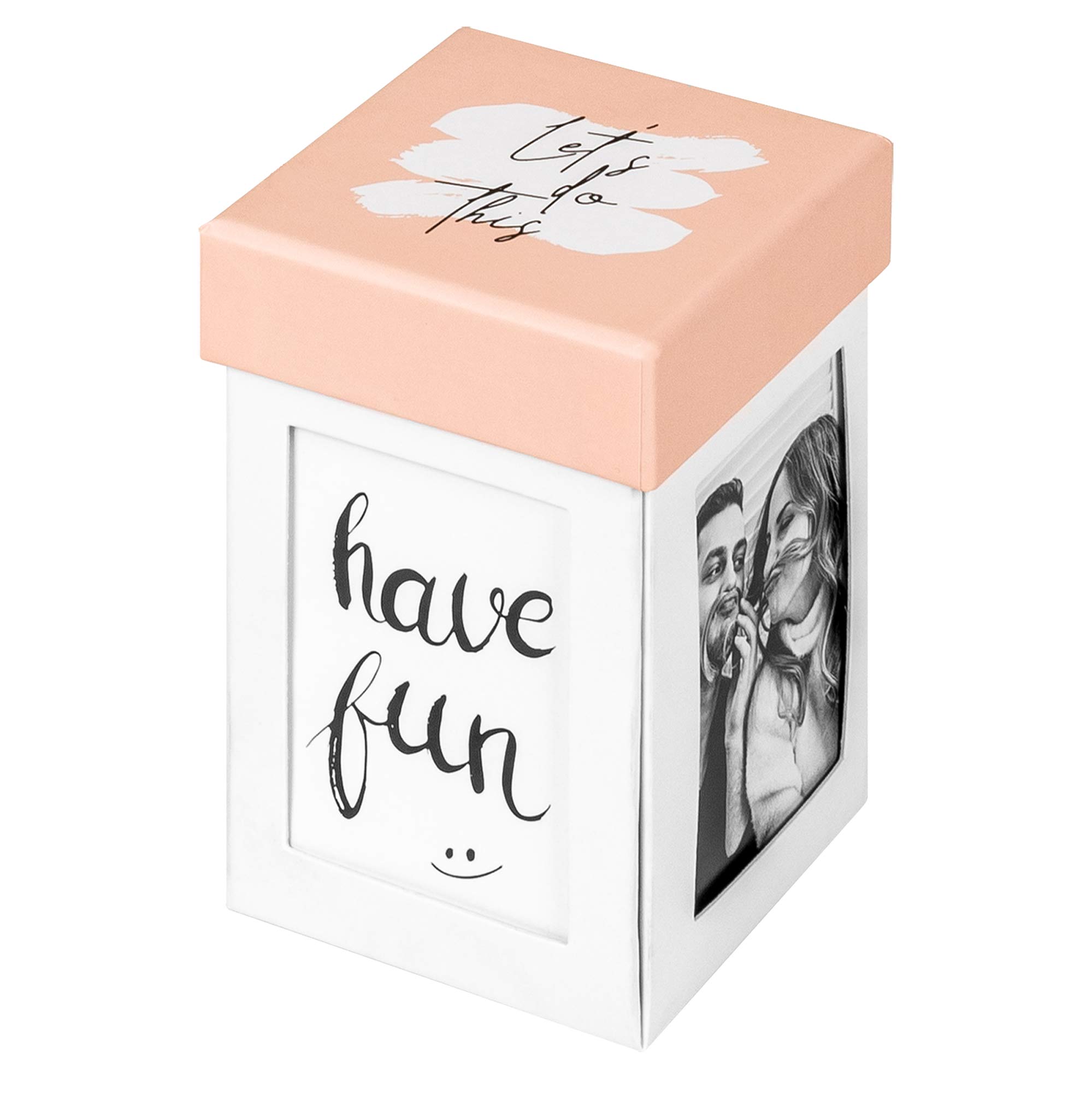 walther Design Storage Boxes White 7.6 x 11 cm Surprise Photo Gift Box, Explosion Box FB-280-W