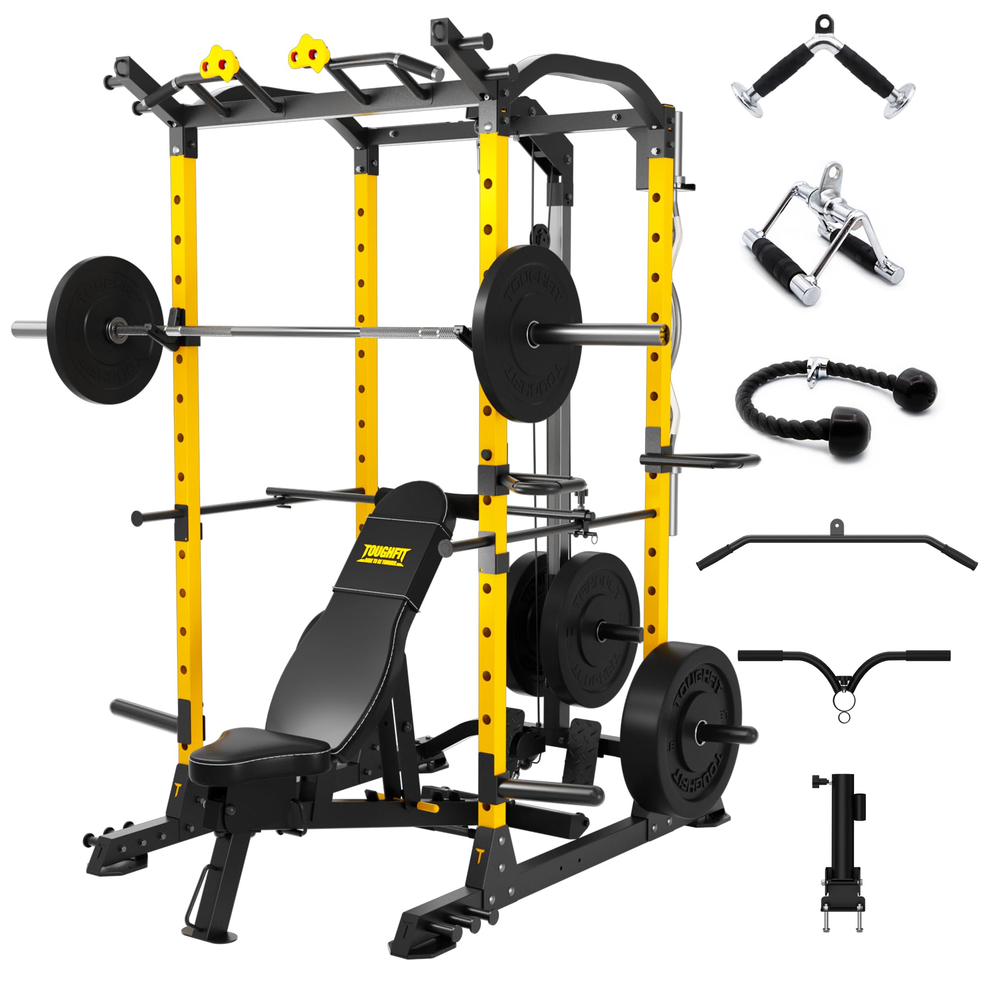 Mua TOUGHFIT 2024 Upgraded T2 Power Cage MutiFunction Power Rack with