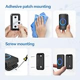 VOXON Wireless Doorbell 1300ft 2 Receivers IP65 Waterproof 60 Ringtones view 7