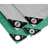 Abdeckplanen Gewebeplane Abdeckplane Plane In Weiß 240g/m² Mit Ösen 12 Größen - Foto 2