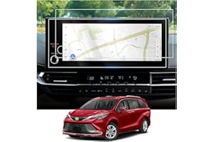 Screen Protector for 2025 Toyota Sienna Accessories 2PCS Plastic Nano Films Compatible with 2025 2026 Toyota Sienna XLE/XSE/L