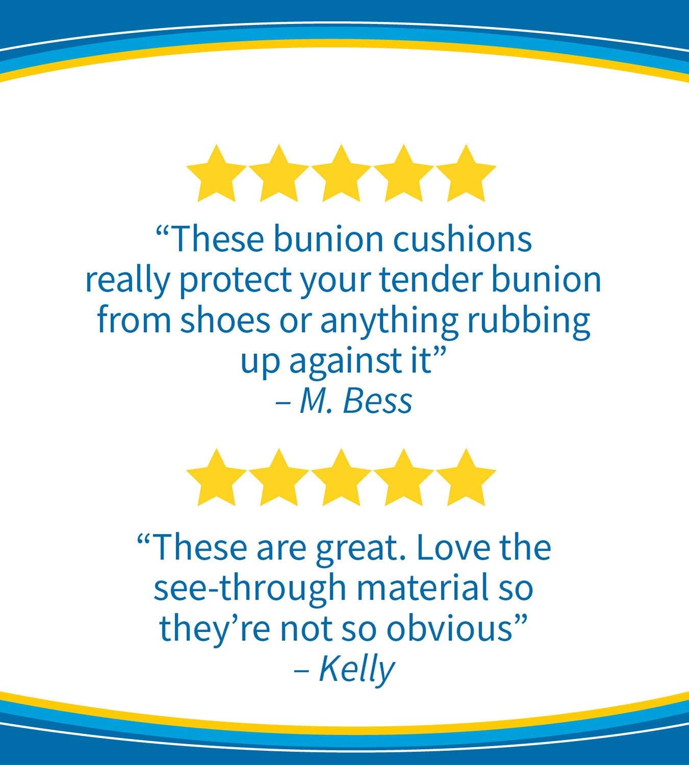 Dr. Scholl's BUNION CUSHION with Duragel Technology, 5ct // Cushioning Protection against Shoe Pressure and Friction that Fits Easily In Any Shoe for Immediate and All-Day Pain Relief: Health & Personal Care