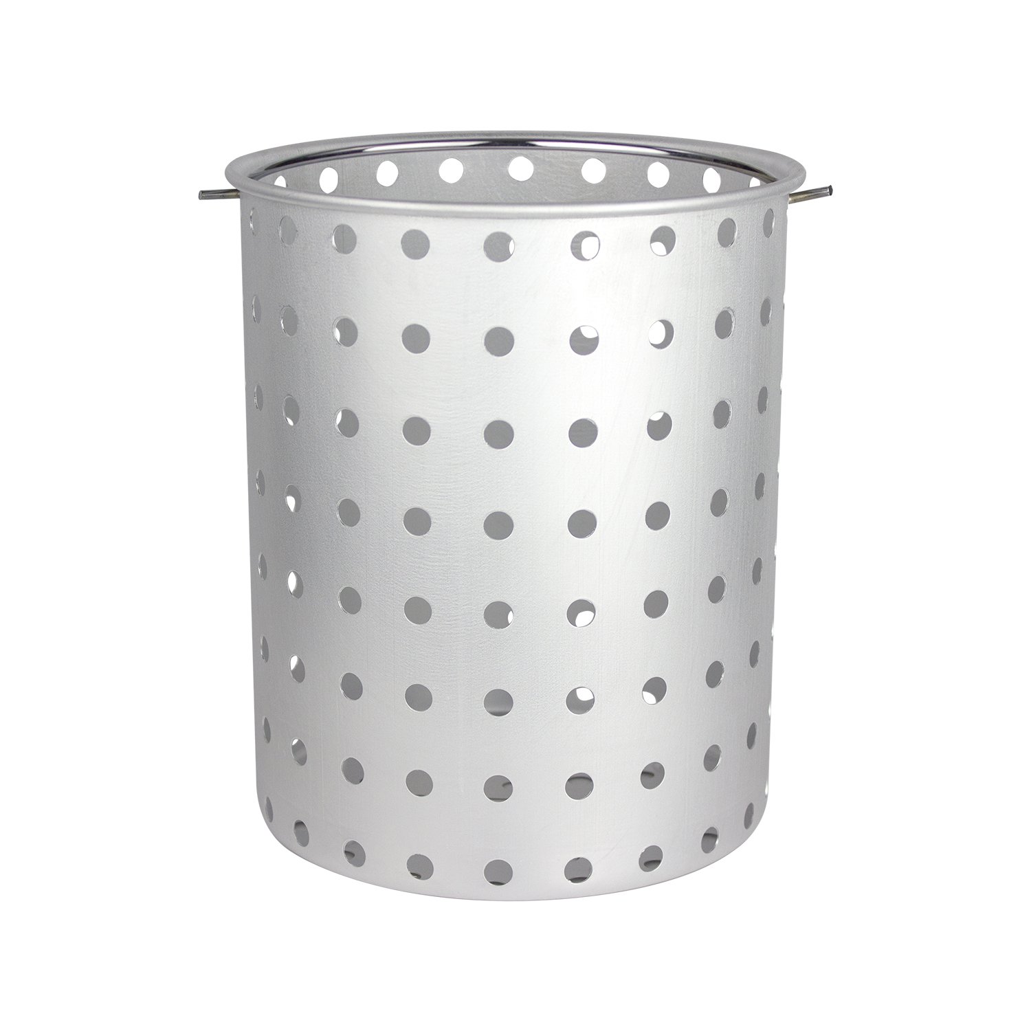 Aluminum Basket Strainer Perforated Pot Turkey Boiler Deep Fryer