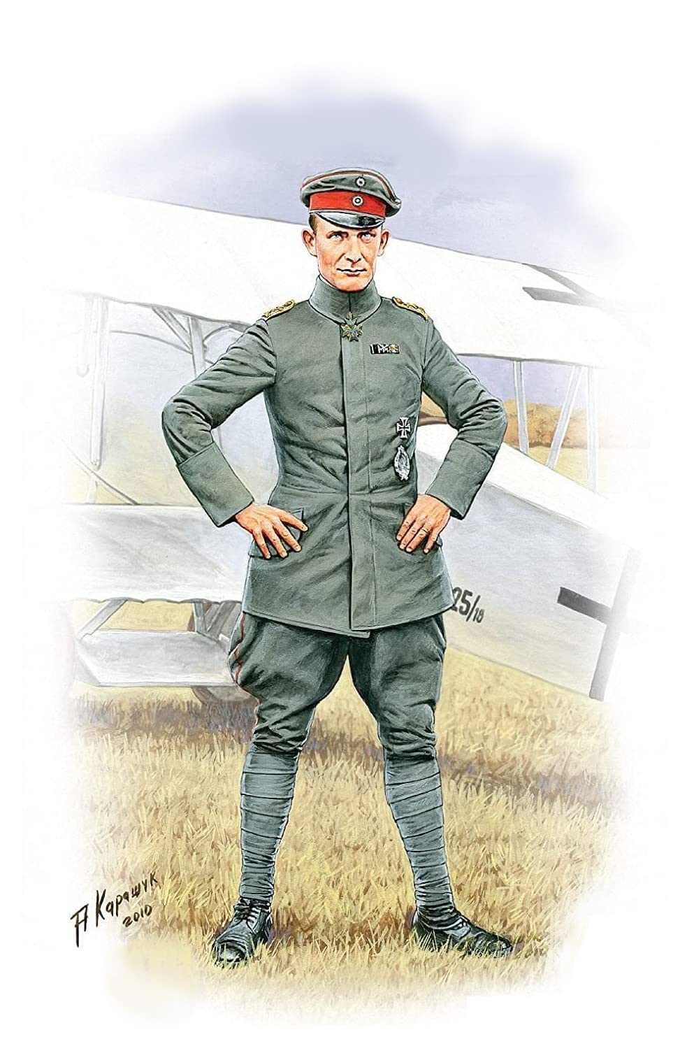 Miniart 1:16 Scale Hermann Goering WW1 Flying Ace Plastic Model Kit