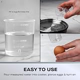Daewoo Essentials Egg Boiler 7 Egg Capacity Soft Medium Hard Indicator view 4