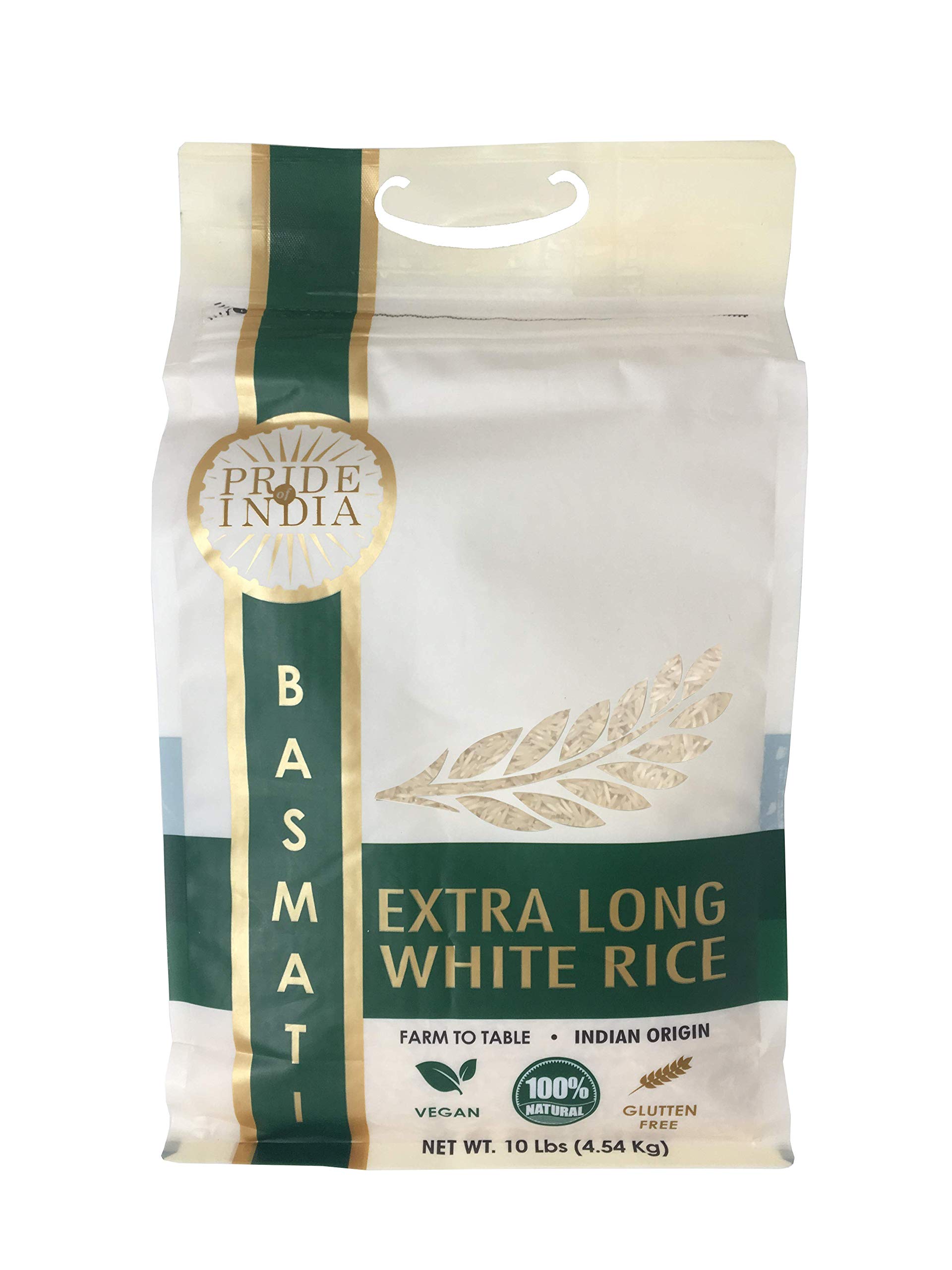 Mua Extra Long Indian Premium White Basmati Rice, 10 Pound (4.54 Kilo ...