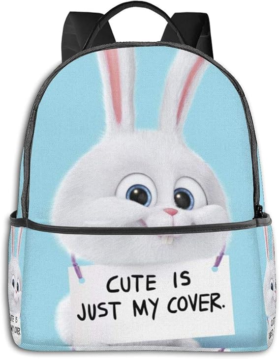 Backpacks Snowball The Secret Life of Pets Backpack Unisexs Student Bag