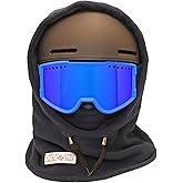 MDXONE Kids Balaclava Over Helmet – Warm Fleece Ski & Snowboard Face Mask, Adjustable Neck Warmer for Boys & Girls
