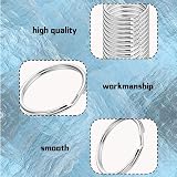 Bansusu 100PCS 2.5MM Split Keyring Rings for Crafts & Home Organization view 3