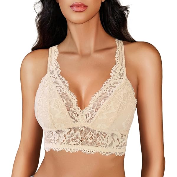 Floral Lace Racerback Bralette in Pink | SAVAGE X FENTY