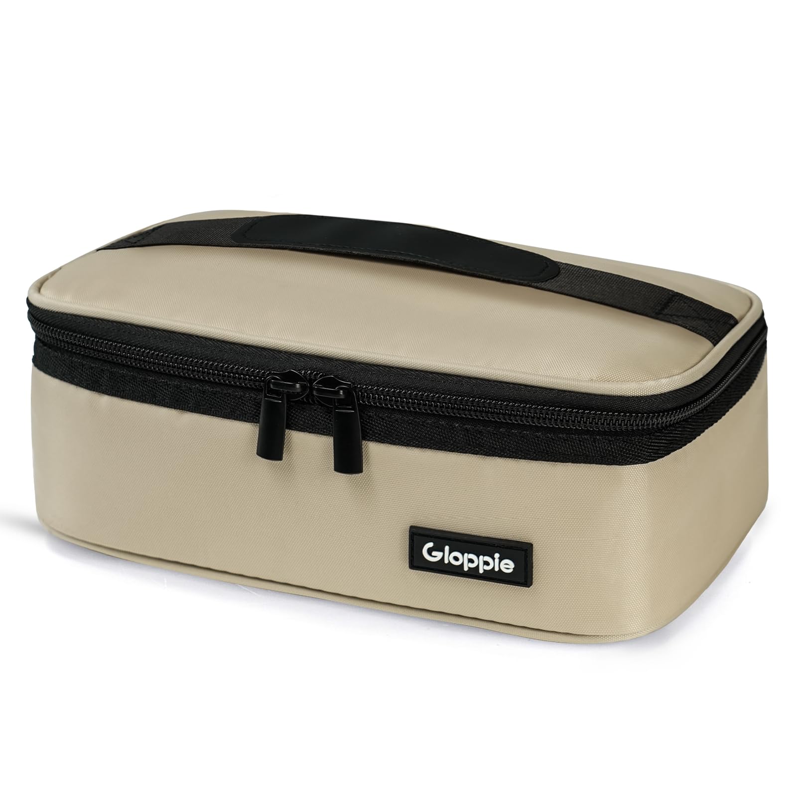 Photo 1 of Gloppie Small Lunch Bag - Insulated Lunch Box, Mini Lunchbox Lunch Cooler Bag, Petty Food Containers, Snack Bag, for Adult, Khaki