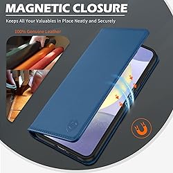 SHIELDON Case for Galaxy S25 6.2", Genuine Leather