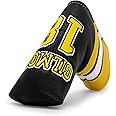 Golf Headcovers Golf Club Head Covers Advanced Embroidery Number 18 Premium Leather Driver Fairway(FW) Wood Hybrid(UT) with Number Tags, Golf Blade Mallet Putter Cover