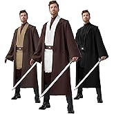 Spooktacular Creations Halloween Mens Tunic Hooded Cloak, Knight Costume Men, Tunic Hooded Robe with Pants for Halloween