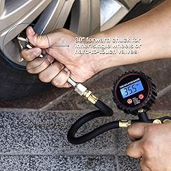 CZC AUTO Digital Tire Inflator Pressure Gauge, LED