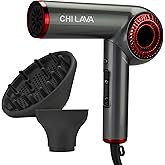 CHI Lava Brushless Motor Hair Dryer with Foldable Design | For Faster &amp; Quieter Drying, Reduces Frizz &amp; Enhances Shine, Customizable Heat &amp; Speed Settings