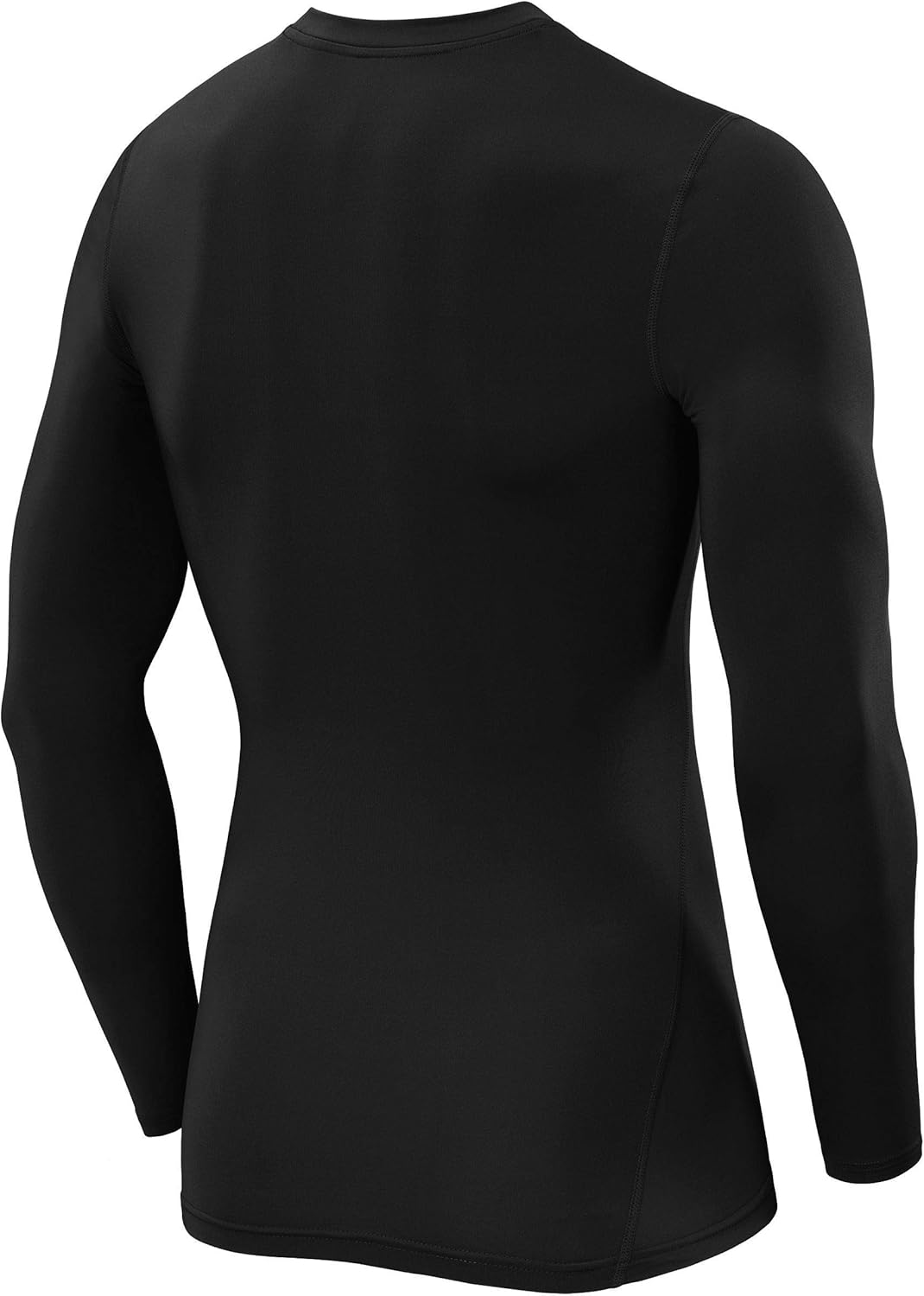TCA Boys' Youth & Men's Pro Performance Compression Shirt Long Sleeve Base Layer Thermal Top - Crew/Mock Neck: Clothing