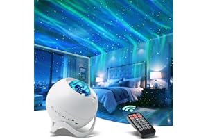 CAIYUE Galaxy Projector, Star Projector, with Bluetooth, White Noise, Remote Control, Room Decor,Bedroom nightlight,Room led,
