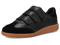 Steve Madden Women's Momentum Sneaker, Black, 9.5