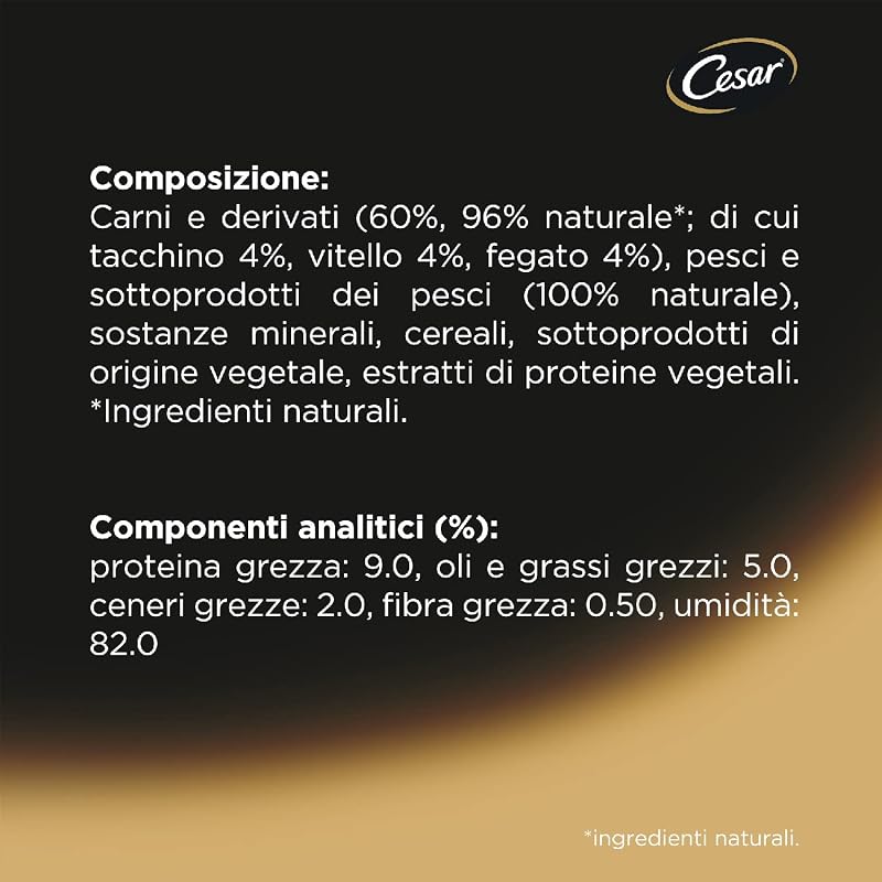 Junior Cibo Umido per Cani Cuccioli con Tenero Tacchino e Vitello, 14 Vaschette da 150 g, Totale 2.100g
